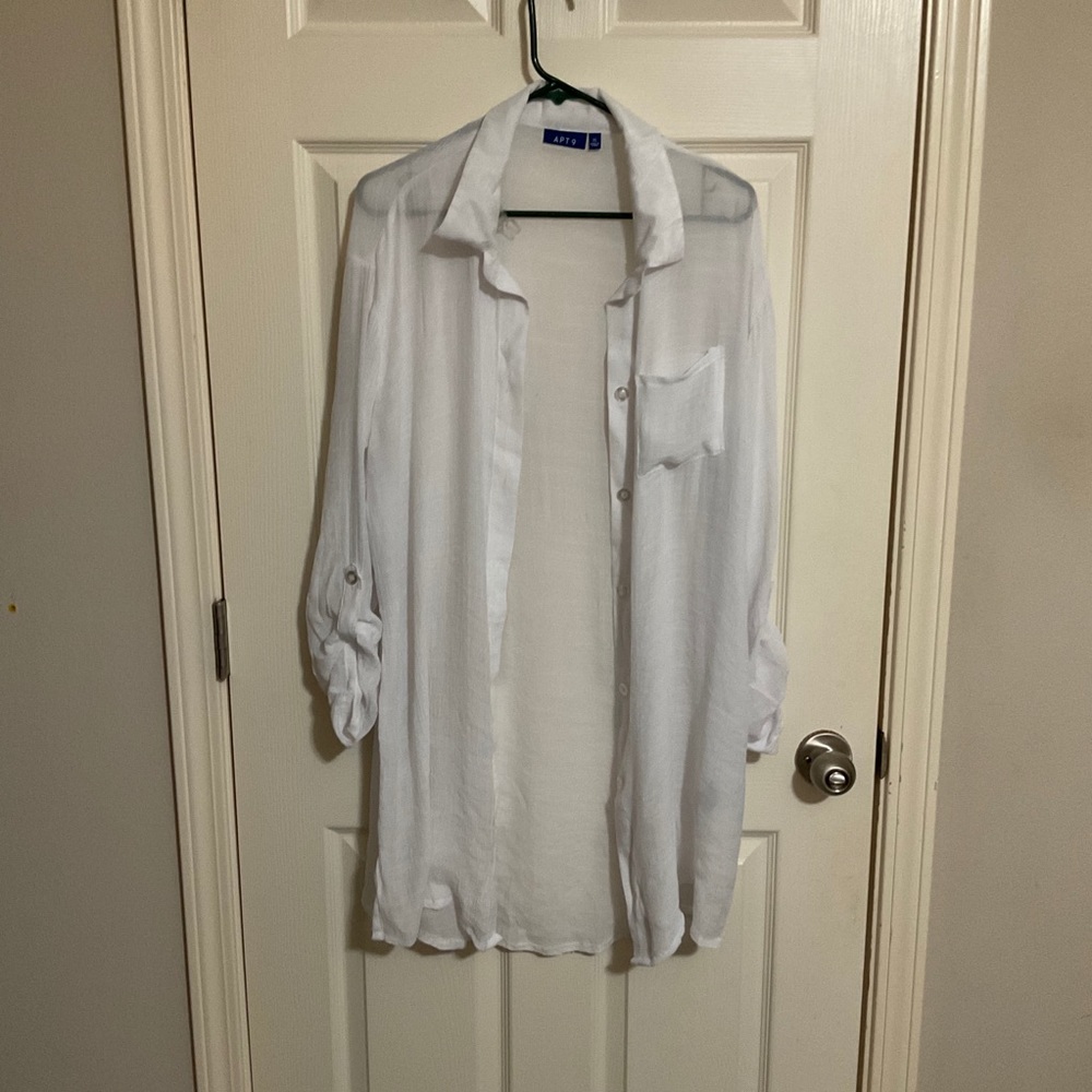 Apt 9 100% Cotton Swim Coverup